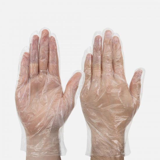 Disposable Transparent Protective PE Gloves